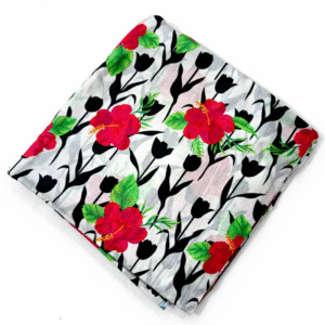 Black & White Printed Lawn Suit -2 PC