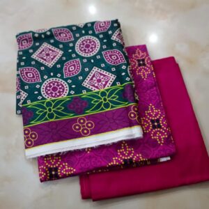 Pink Chunri Printed Lawn Unstitches - 3 PC