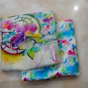 Multi Color Lawn Unstitched - 3 PC