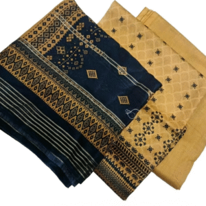 Black Lawn Printed Unstitched – 3PC