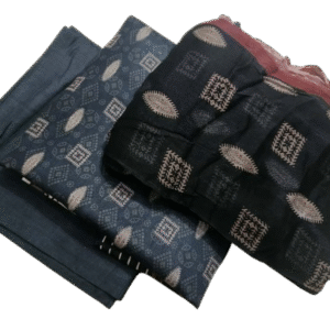 Black Lawn Printed Unstitched – 3PC