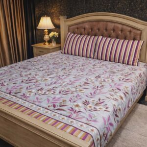 Floral BedSheet Set – 3 Pieces