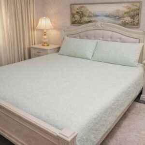 Pista Quilted Bedsheet Set - 3 Pieces