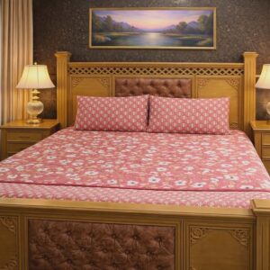 Pink BedSheet Set – 3 Pieces
