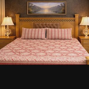 Pink BedSheet Set – 3 Pieces